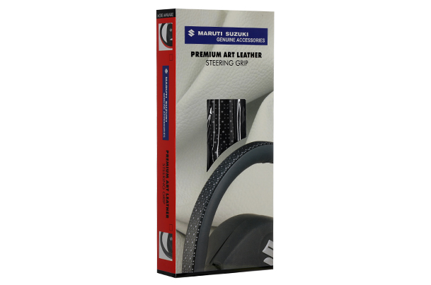 Steering Wheel Cover (Black & Grey)