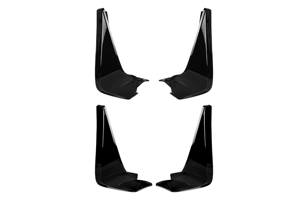 Mud Flap Set -  Front & Rear (Black) | Ertiga