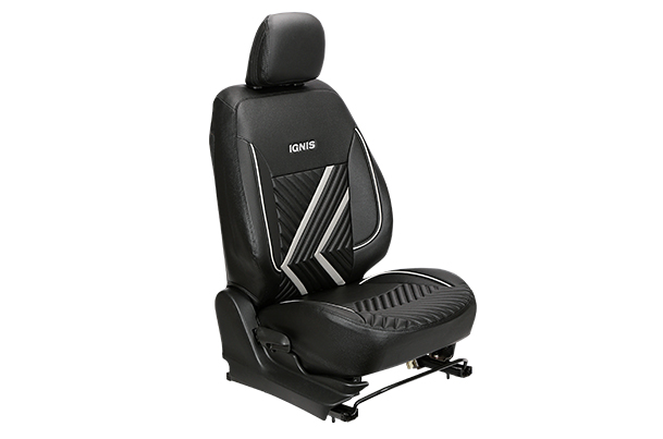 Seat Cover - Silver Lining Sprint Finish (Premium PU) Ignis