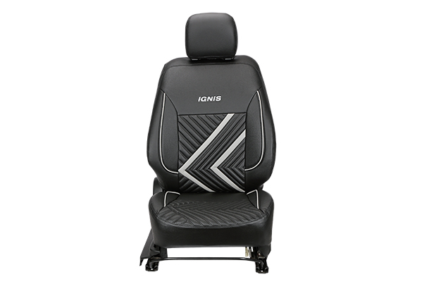 Seat Cover - Silver Lining Sprint Finish (Premium PU) Ignis