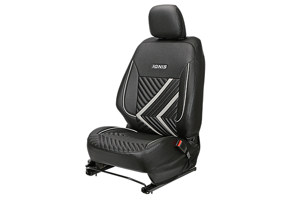 Seat Cover - Silver Lining Sprint Finish (Premium PU) Ignis