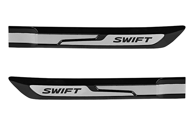 Body Side Moulding (Black & Silver) | Swift