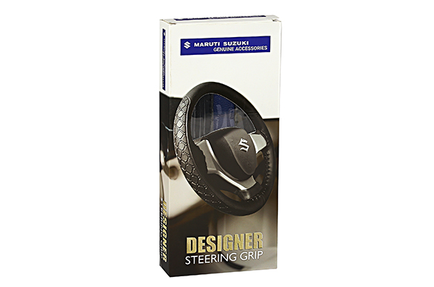 Steering Wheel Cover (Black & Blue)