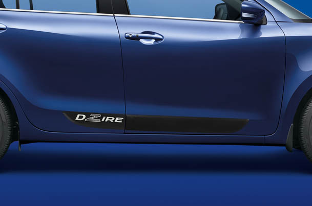 Body Side Moulding (Black) | Dzire Tour S