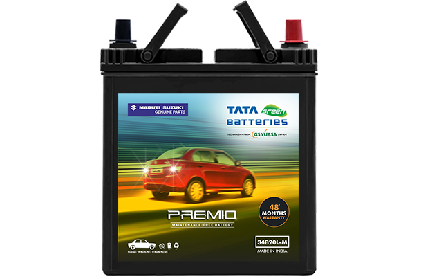 Car Battery | Tata Green 34B20 - Petrol | Dzire