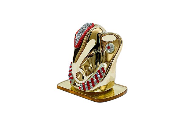 God Idol - Ganesha with Swarovski (Ceramic) | Golden