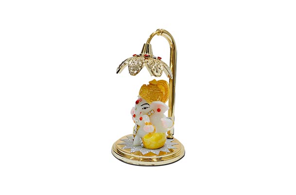 God Idol - Ganesha with Chattar | Multicolor