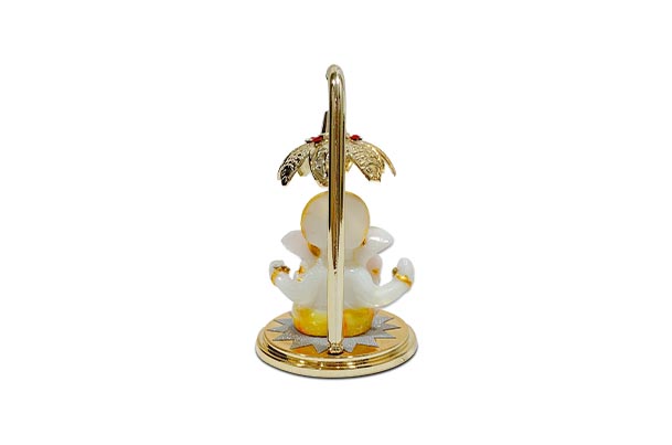 God Idol - Ganesha with Chattar | Multicolor