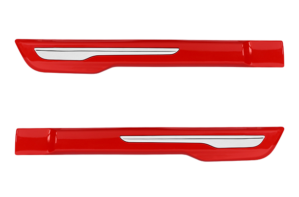 Body Side Moulding (Fire Red with Chrome Insert) | New Celerio