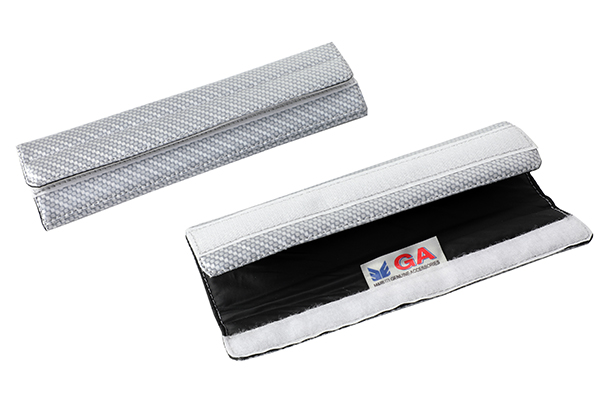 Cushion - Seat Belt Cover (Carbon Fibre Silver) | 2 Pieces