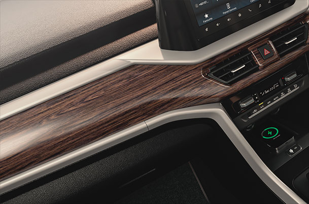 Interior Styling Kit (Adventure Wood) - Dashboard | New  Brezza (All Variants)