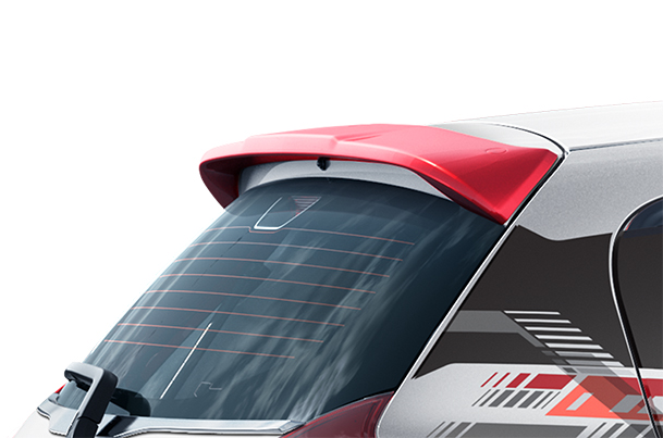 Rear Upper Spoiler (Fire Red) | New Celerio