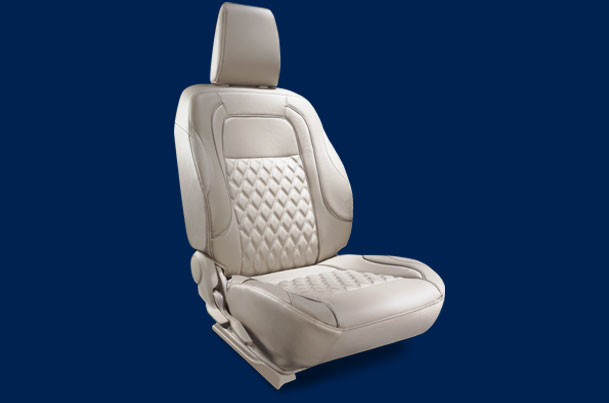 Seat Cover - Diamond Flow Finish (PU) | Dzire (V & Z Variant)