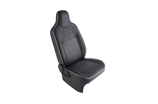 Seat Cover - Bold Zap Silver Lining Finish (PU) | S-Presso 