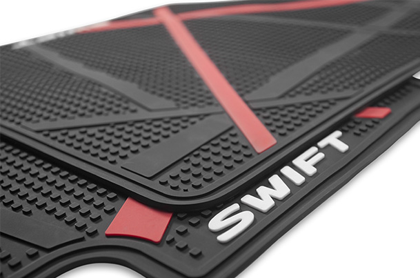 Designer Mat (Black & Red) | Swift