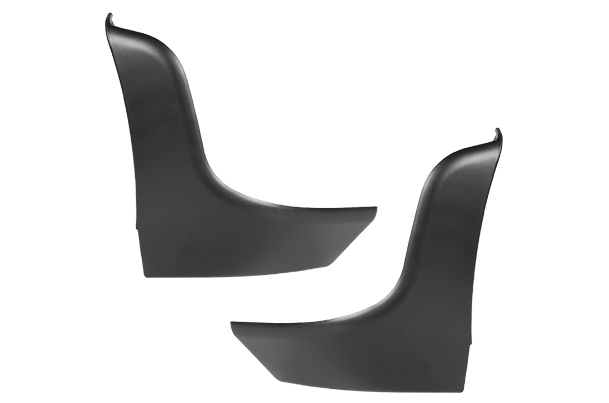 Mud Flap Set - Front & Rear (Black) | Alto K10 