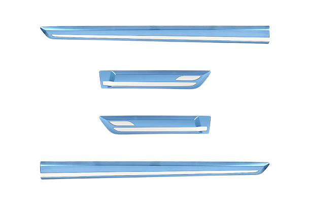 Body Side Moulding - Chrome Insert (Natural Blue) | Wagon R