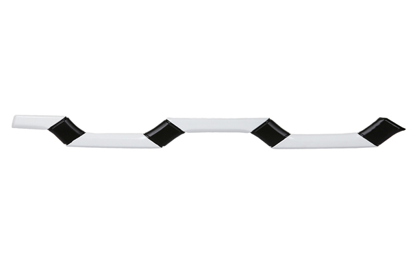 Front Grille Garnish (White & Black) | Wagon R