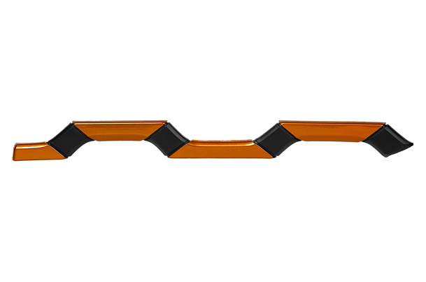 Front Grille Garnish (Orange & Black) | Wagon R