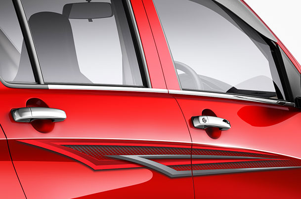 Door Handle Garnish (Chrome) - 2 Hole Key | Celerio