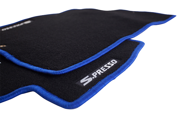 Carpet Mat (Black with Blue Lining) | S-Presso