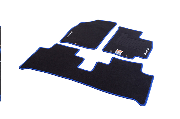 Carpet Mat (Black with Blue Lining) | S-Presso