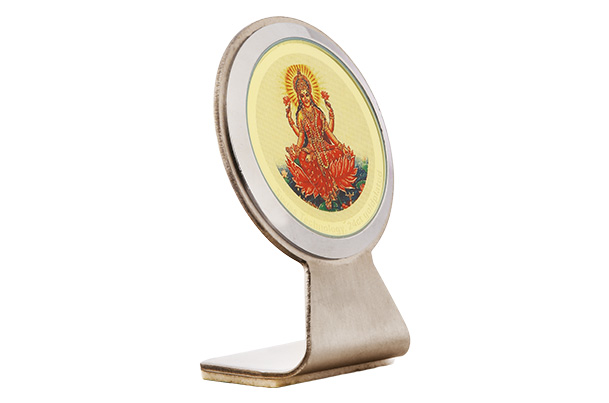 Dashboard Frame - Lakshmi (Metallic) 24k Gold Plated 