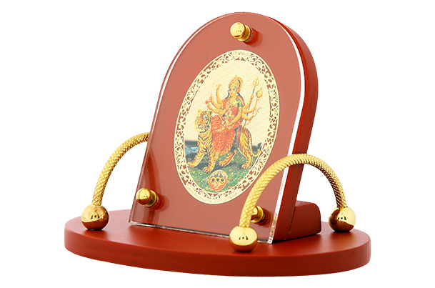 Dashboard Frame - Durga (Royal MDF)24k Gold Plated