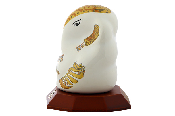 God Idol - Ganesha (Ceramic) | White