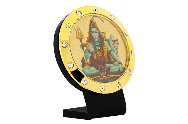 Dashboard Frame - Shiva (Metallic) 24k Gold Plated