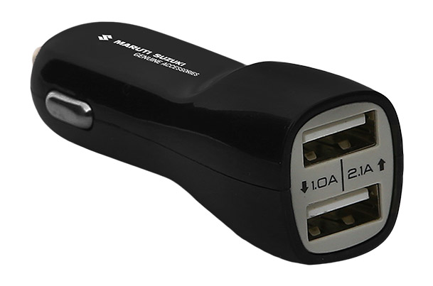 Car Charger - Fast Charging Twin Port (Black)