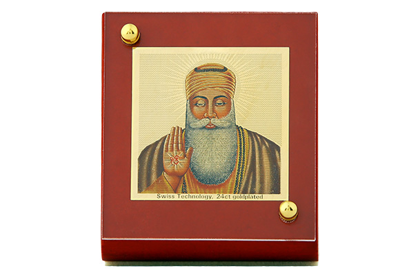 Dashboard Frame Guru Nanak 24k Gold Plated