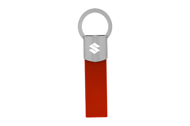 Key Ring - Leather (Red)