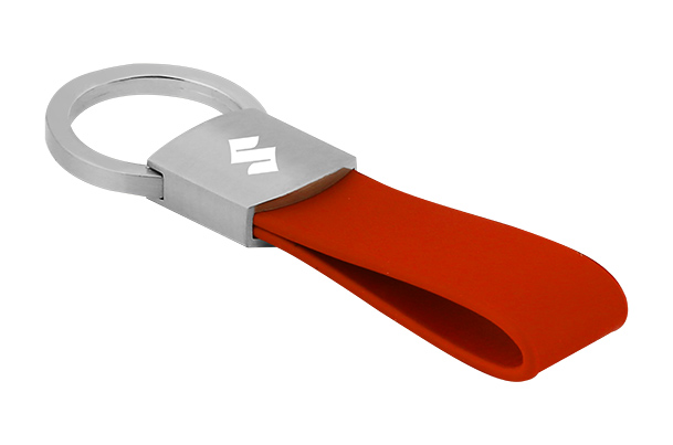 Key Ring - Leather (Red)
