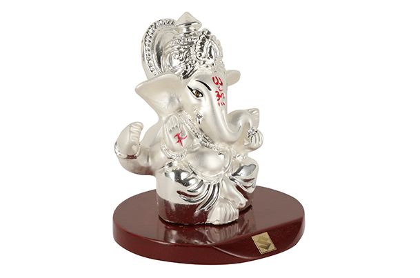 God Idol - Ganesha (Resin) | 24k Silver Plated