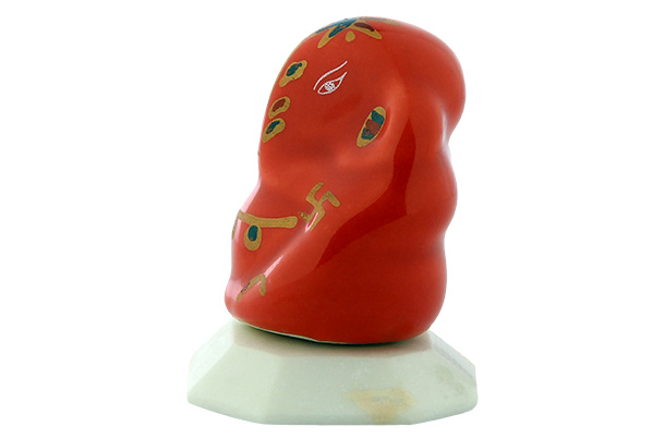 God Idol - Ganesha (Ceramic) | Red