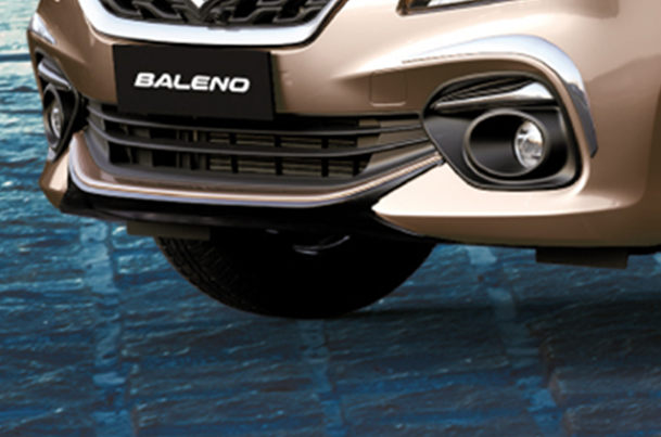 Front Underbody Spoiler (Beige Insert+ Midnight Black) | New Baleno