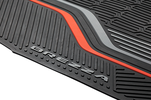 Red Beam Designer Mat | New  Brezza (All Variants)