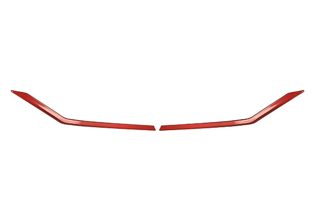 Front Grille Garnish - Red| New  Brezza (All Variants)
