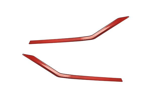 Front Grille Garnish - Red| New  Brezza (All Variants)