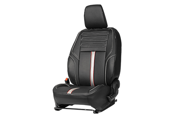 Seat Cover - City Red Streak Finish | New Brezza (Z Variant)