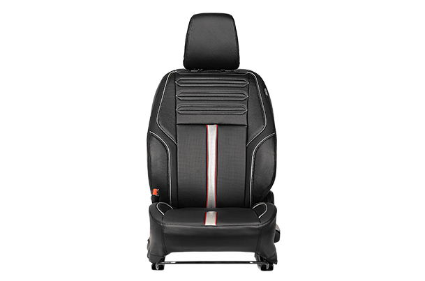 Seat Cover - City Red Streak Finish | New Brezza (Z Variant)