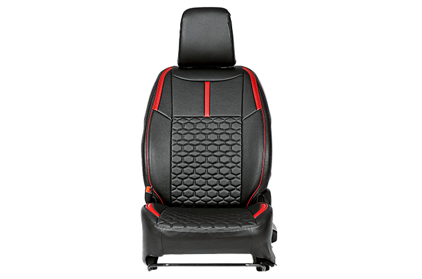 Seat Cover - Red Beam Cityscape Finish | New Brezza (Z Variant)