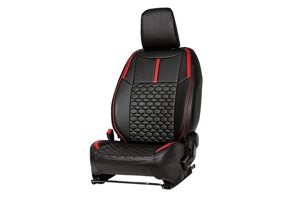 Seat Cover - Red Beam Cityscape Finish | New Brezza (L Variant)