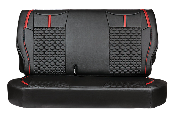 Seat Cover - Red Beam Cityscape Finish | New Brezza (L Variant)