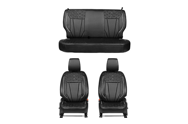 Seat Cover - Silver Lining Elevator Finish | New Brezza (L Variant)