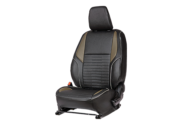 Seat Cover - Premium Woods Stroke Finish | New  Brezza (L Variant)