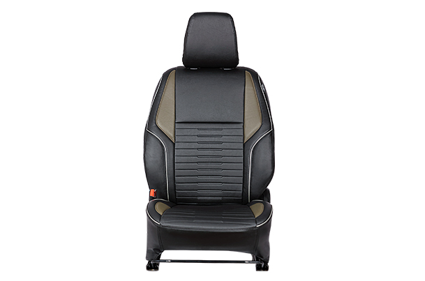 Seat Cover - Premium Woods Stroke Finish | New  Brezza (L Variant)