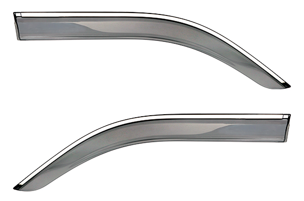 Door Visor - Stainless Steel Insert | New  Brezza (All Variants)