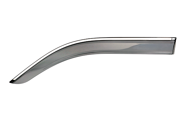 Door Visor - Stainless Steel Insert | New  Brezza (All Variants)